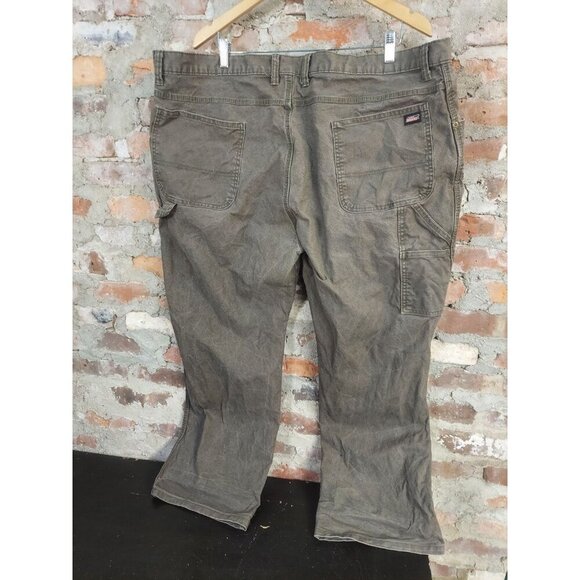 Dickies Work Pants Mens Sz 44x30 44 Carpenter Jeans Brown XY - Picture 4 of 5